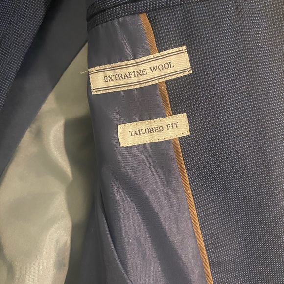 ZARA BOYS TAILORED FIT SUIT SET  SIZE 11/12 NAVY BLUE - Picture 4 of 11